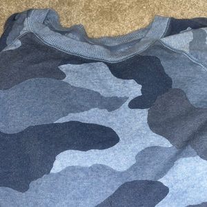 aerie crewneck camo